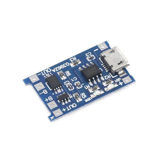 TP4056/TC4056 1A Lithium Lithium Battery Charging Module with Overcurrent Protection, Micro USB