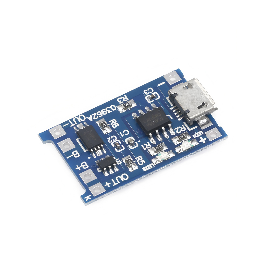 TP4056/TC4056 1A Lithium Lithium Battery Charging Module with Overcurrent Protection, Micro USB